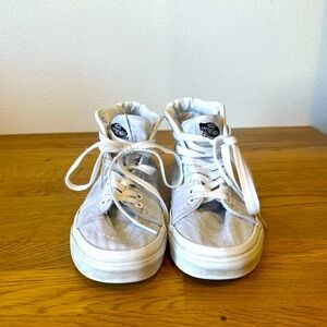 Vans Sk8-Hi High-Top Sneakers – White – Size 5